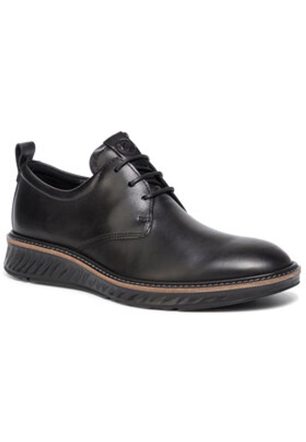 ecco - ECCO Półbuty St. 1 Hybrid 83640401001 Czarny. Kolor: czarny. Materiał: skóra