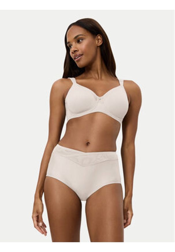 Triumph Biustonosz z fiszbiną True Shape Sensation 10218201 Écru. Materiał: syntetyk
