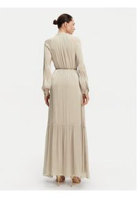 MICHAEL Michael Kors Sukienka koszulowa MS482CM8BB Beżowy Regular Fit. Kolor: beżowy. Materiał: syntetyk. Typ sukienki: koszulowe #3