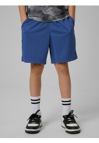 4f - 4F Spodenki sportowe szybkoschnące chłopięce - granatowe 134/140 (8-10 lat). Kolor: niebieski. Materiał: syntetyk, materiał. Sezon: lato. Styl: sportowy #2