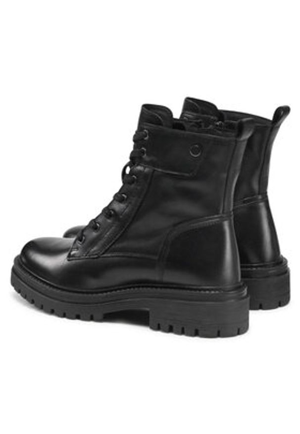 Geox Trapery D Iridea C D16HRC 00043 C9999 Czarny. Kolor: czarny. Materiał: skóra