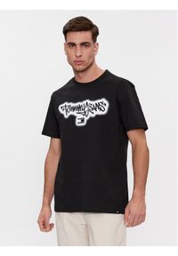 Tommy Jeans T-Shirt Spray DM0DM18272 Czarny Regular Fit. Kolor: czarny. Materiał: bawełna #1