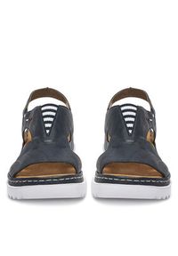 Rieker Sandały V44Y5-14 Granatowy. Kolor: niebieski. Materiał: syntetyk, materiał #4
