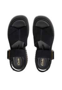 Clarks Sandały Evamar Wish 26181199 Czarny. Kolor: czarny. Materiał: skóra, zamsz #6