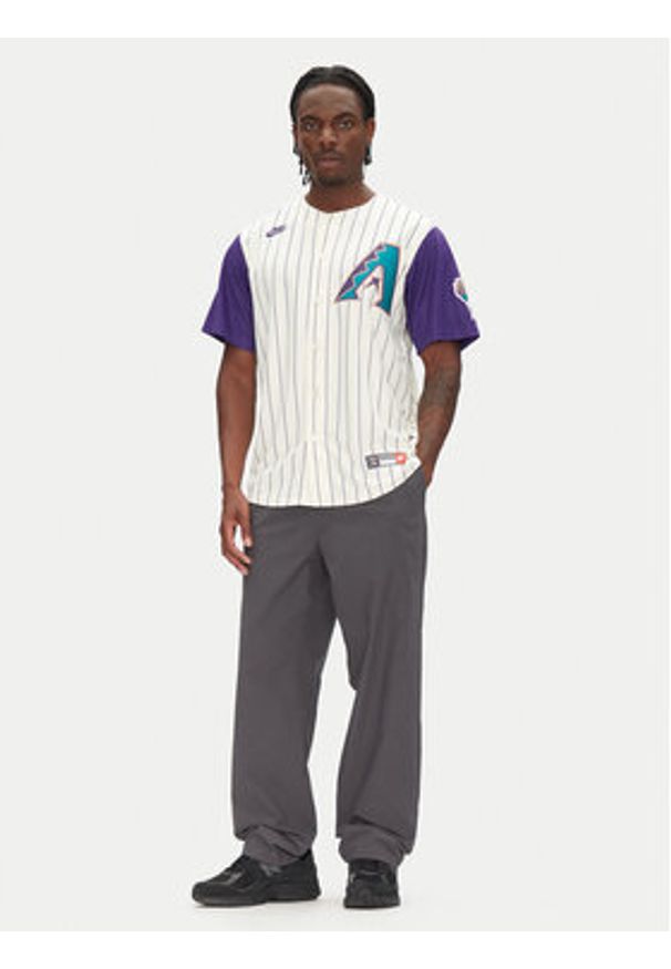 Nike Koszula CO25-DIC1-DIA-A3F Écru Regular Fit. Materiał: syntetyk