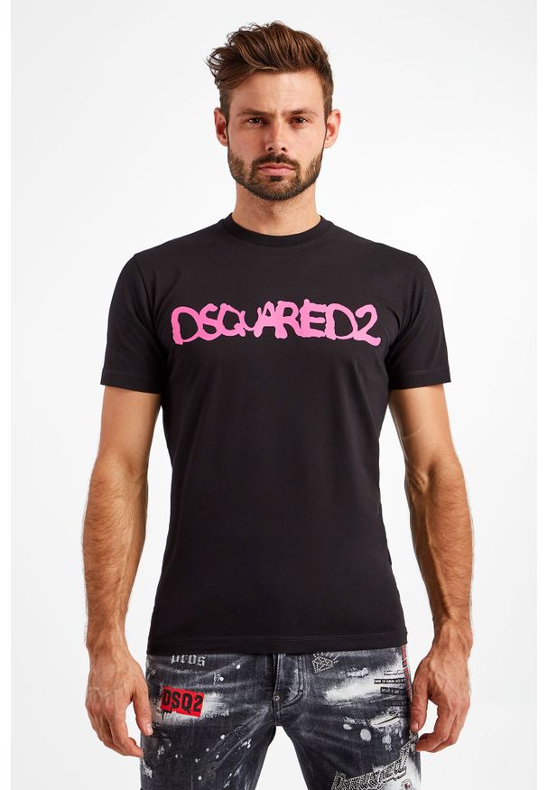 T-SHIRT DSQUARED2. Długość rękawa: krótki rękaw. Długość: krótkie. Wzór: nadruk