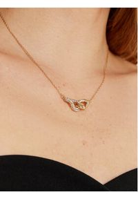 Tory Burch Naszyjnik Interlocking Wishbone Pendant 161070 Złoty. Materiał: metalowe. Kolor: złoty #4