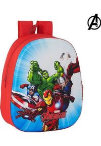 Avengers Plecak dziecięcy 3D The Avengers Czerwony. Kolor: czerwony. Wzór: motyw z bajki