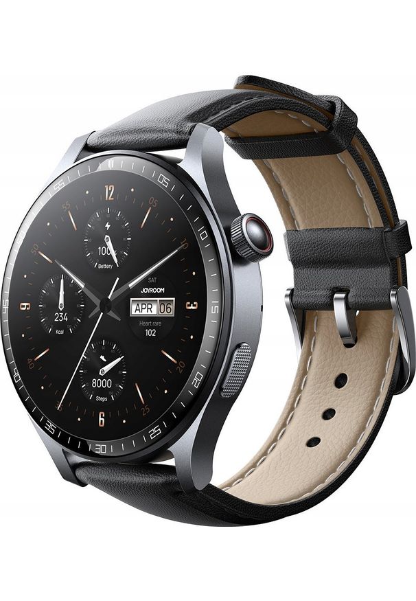 JOYROOM - Smartwatch Joyroom Classic Series JR-FC2 Pro z funkcją odbierania połączeń ciemnoszary. Rodzaj zegarka: smartwatch. Kolor: szary