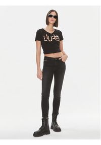 Liu Jo T-Shirt MF3338 JS923 Czarny Regular Fit. Kolor: czarny. Materiał: bawełna #3