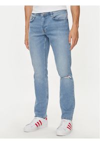 Mustang Jeansy Oregon 1015125 Niebieski Slim Fit. Kolor: niebieski