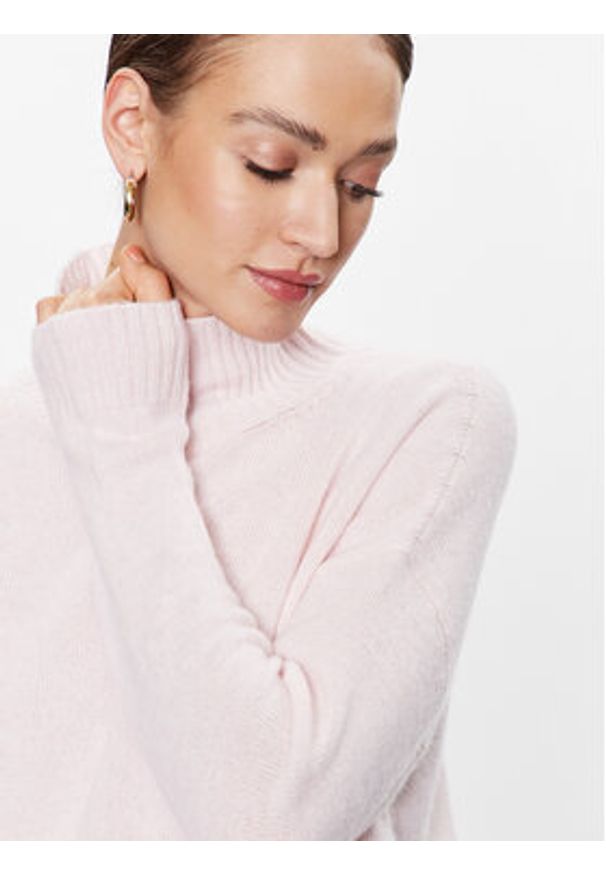 Max Mara Leisure Sweter Fornovo 33661726 Różowy Regular Fit. Kolor: różowy. Materiał: wełna