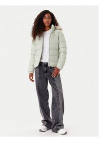 Tommy Jeans Kurtka puchowa Basic DW0DW18312 Zielony Slim Fit. Kolor: zielony. Materiał: syntetyk #7