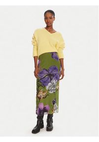 Desigual Spódnica maxi Tulleflowers Lacroix 25WWFK03 Zielony Regular Fit. Kolor: zielony. Materiał: syntetyk #4