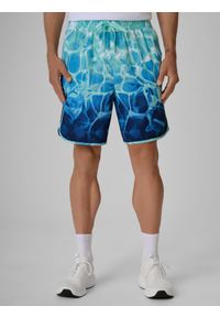 4f - 4F Spodenki plażowe boardshorty męskie - miętowe XXL. Kolor: turkusowy #2