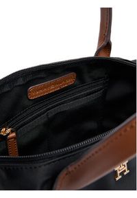 TOMMY HILFIGER - Tommy Hilfiger Torebka Popette Mini Tote AW0AW17709 Czarny. Kolor: czarny