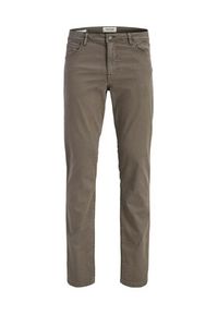 Jack & Jones Spodnie materiałowe Clark Finn 12293328 Brązowy Regular Fit. Kolor: brązowy. Materiał: bawełna #2