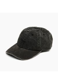 Cropp - Czarna czapka z daszkiem - Czarny. Kolor: czarny