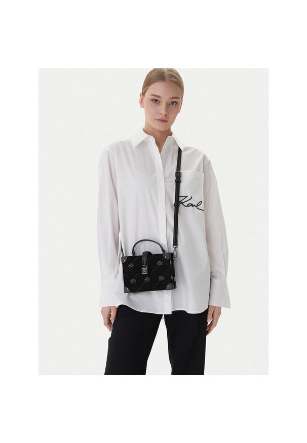Karl Lagerfeld - Torebka KARL LAGERFELD. Kolor: czarny