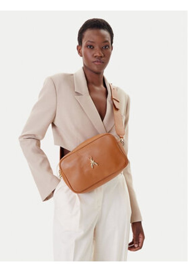 Patrizia Pepe Torebka 8B0218/L001-B815 Brązowy. Kolor: brązowy. Materiał: skórzane