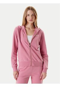 Guess Bluza O5RQ01 KCO31 Różowy Regular Fit. Kolor: różowy. Materiał: bawełna