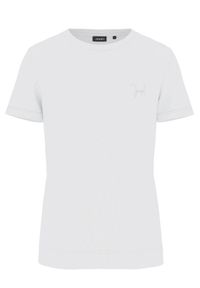 JOOP! T-Shirt 58 253JE58Tia 30049367 Biały Slim Fit. Kolor: biały. Materiał: bawełna