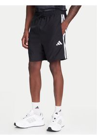Adidas - adidas Szorty sportowe Essential 3-Stripes Chelsea JE6436 Czarny Regular Fit. Kolor: czarny. Materiał: syntetyk. Styl: sportowy