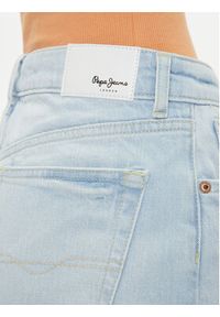 Pepe Jeans Szorty jeansowe PL801176 Niebieski Loose Fit. Kolor: niebieski. Materiał: bawełna