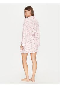 Hunkemöller Szlafrok 301649 Różowy. Kolor: różowy. Materiał: wiskoza