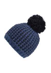 Regatta - Damska Czapka Dalary Bobble. Kolor: niebieski. Sezon: zima. Styl: sportowy #1