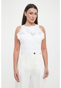 Elisabetta Franchi - Top damski z falbaną ELISABETTA FRANCHI #4