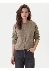 only - ONLY Kardigan Piemonte 15344118 Beżowy Regular Fit. Kolor: beżowy. Materiał: syntetyk #1