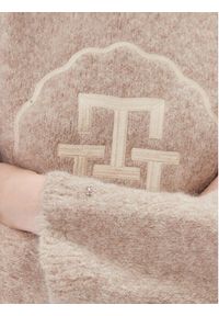 TOMMY HILFIGER - Tommy Hilfiger Sweter WW0WW40267 Beżowy Oversize. Kolor: beżowy. Materiał: wełna #3