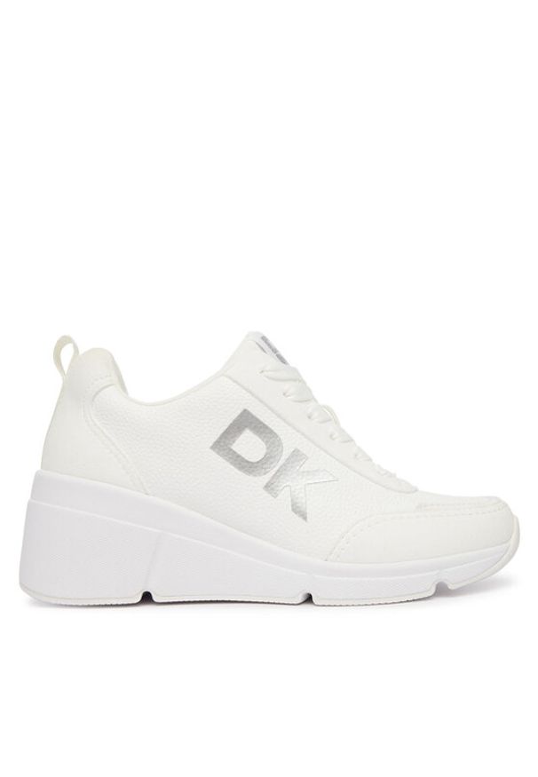 DKNY Sneakersy K2699337 Biały. Kolor: biały. Materiał: skóra