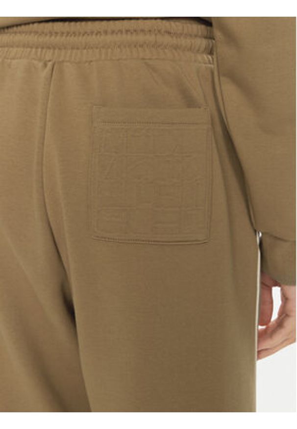 Max Mara Leisure Spodnie dresowe Pirano 2426786088 Brązowy Regular Fit. Kolor: brązowy. Materiał: bawełna, syntetyk