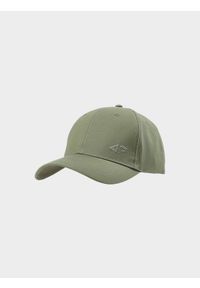 4f - 4F Czapka z daszkiem strapback uniseks - oliwkowa/khaki L/XL. Kolor: oliwkowy, brązowy, wielokolorowy. Materiał: bawełna, materiał. Wzór: haft. Sezon: lato. Styl: sportowy, casual, klasyczny