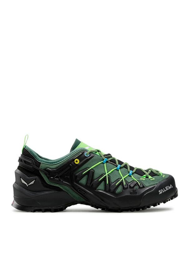 Salewa Trekkingi Ms Wildfire Edge Gtx GORE-TEX 61375 Zielony. Kolor: zielony. Materiał: zamsz, skóra. Technologia: Gore-Tex. Sport: turystyka piesza