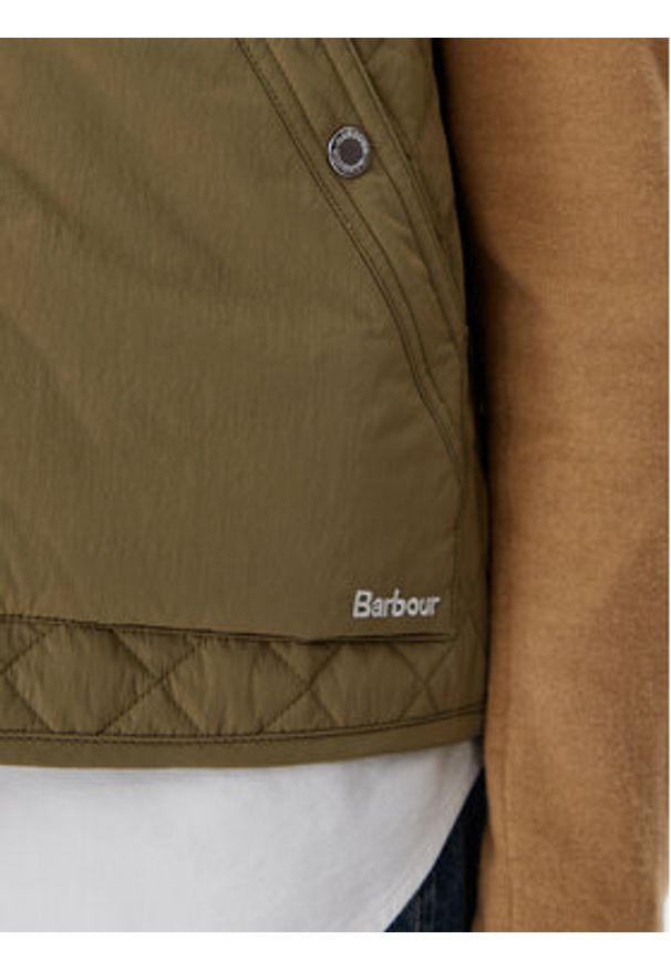 Barbour Bezrękawnik LGI0194GN32 Zielony Regular Fit. Kolor: zielony. Materiał: syntetyk. Długość rękawa: bez rękawów