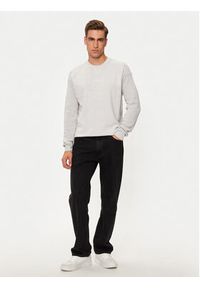 Calvin Klein Jeans Sweter Monologo J30J325671 Szary Regular Fit. Kolor: szary. Materiał: bawełna #5