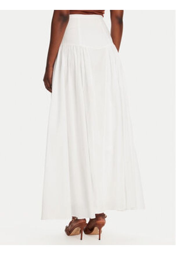 BARDOT Spódnica maxi Amorette 59863SB Biały Regular Fit. Kolor: biały. Materiał: bawełna