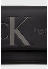 Calvin Klein Jeans torebka K60K609314.PPYY kolor czarny. Kolor: czarny. Rodzaj torebki: na ramię #3