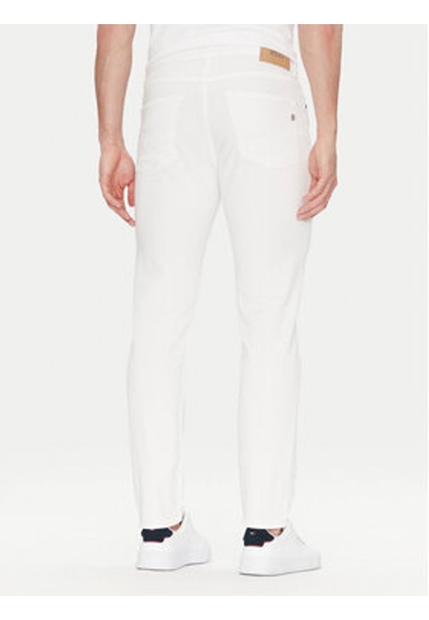 BOSS Jeansy H-Delaware 50540492 Biały Slim Fit. Kolor: biały