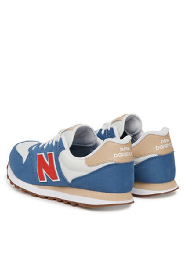 New Balance Sneakersy GM500TPN Niebieski. Kolor: niebieski. Materiał: zamsz, skóra