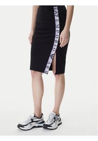 EA7 Emporio Armani Spódnica midi 7W001156 AF12501 Czarny Slim Fit. Kolor: czarny. Materiał: syntetyk #1