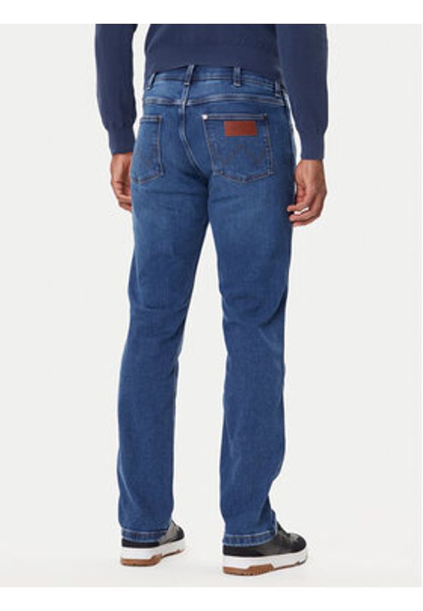 Wrangler Jeansy Greensboro 112364419 Niebieski Straight Leg. Kolor: niebieski