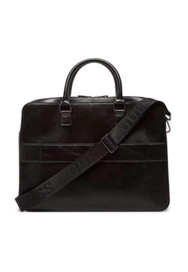 Guess Torba na laptopa HMBOCA P5338 Czarny. Kolor: czarny. Materiał: skóra
