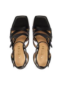 Guess Sandały FLJRAD LEA03 Czarny. Kolor: czarny. Materiał: skóra #5