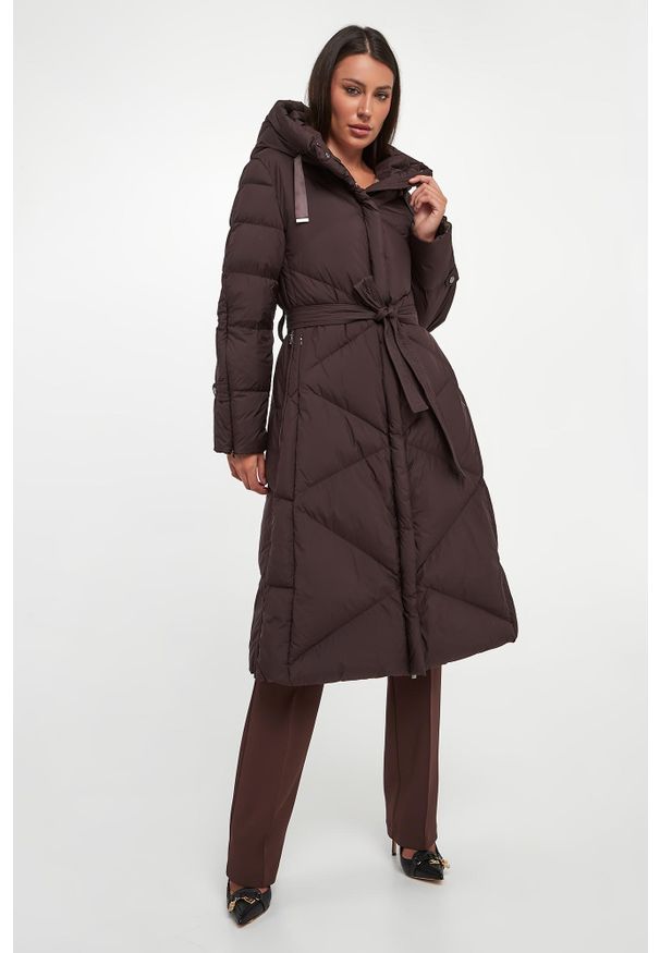 Płaszcz damski puchowa DIEGO M. Materiał: puch