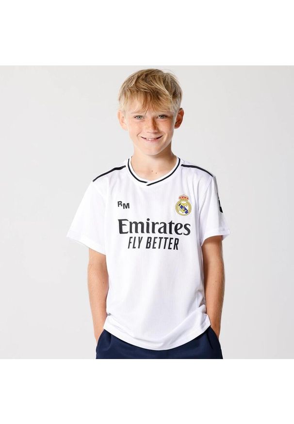 Real Madrid - Koszulka Domowa Real Madryt Dzieci Bellingham - Jude Bellingham. Kolor: biały. Sport: piłka nożna