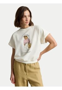 Polo Ralph Lauren T-Shirt 211B20069001 Biały Relaxed Fit. Typ kołnierza: polo. Kolor: biały. Materiał: bawełna #1